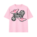 Forfksake Batty at Night Tee - Pink