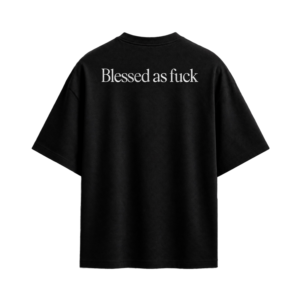 Forfksake Blessed As Fuck T-Shirt Black