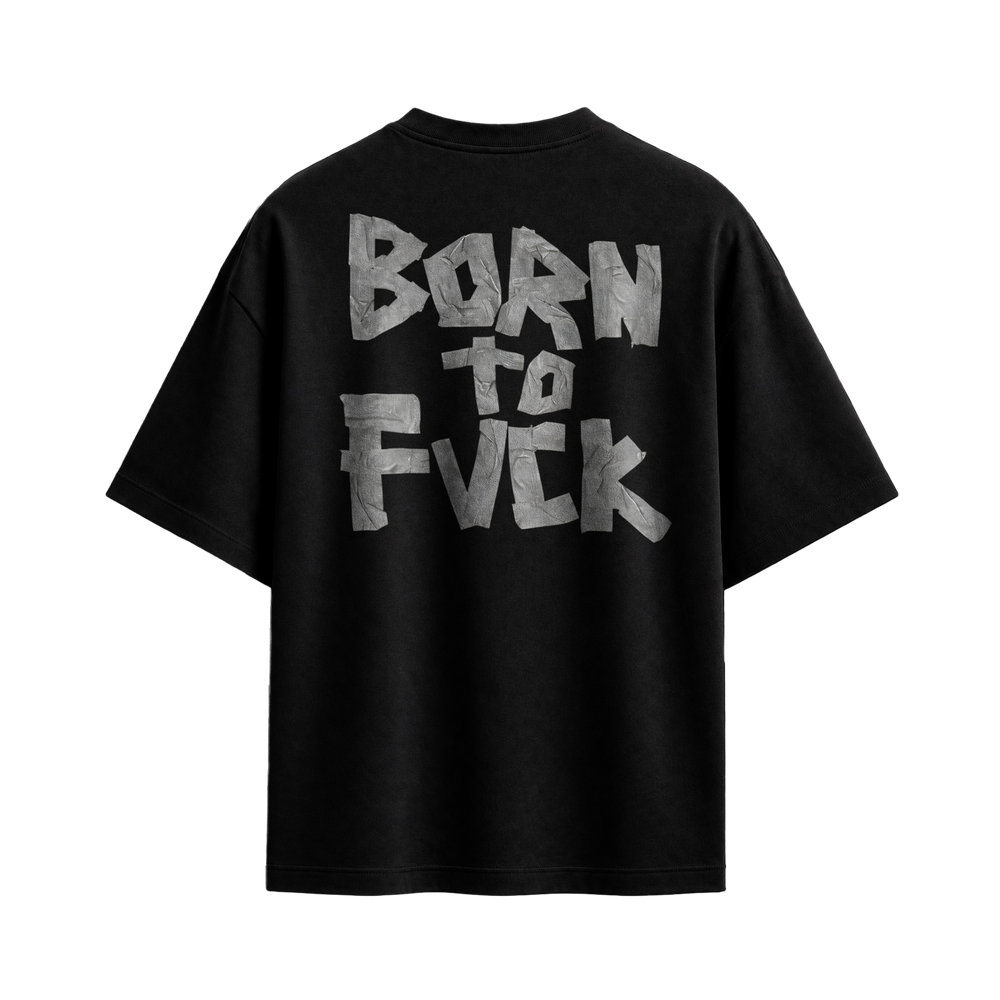 Forfksake Born To Fuck Black T-Shirt