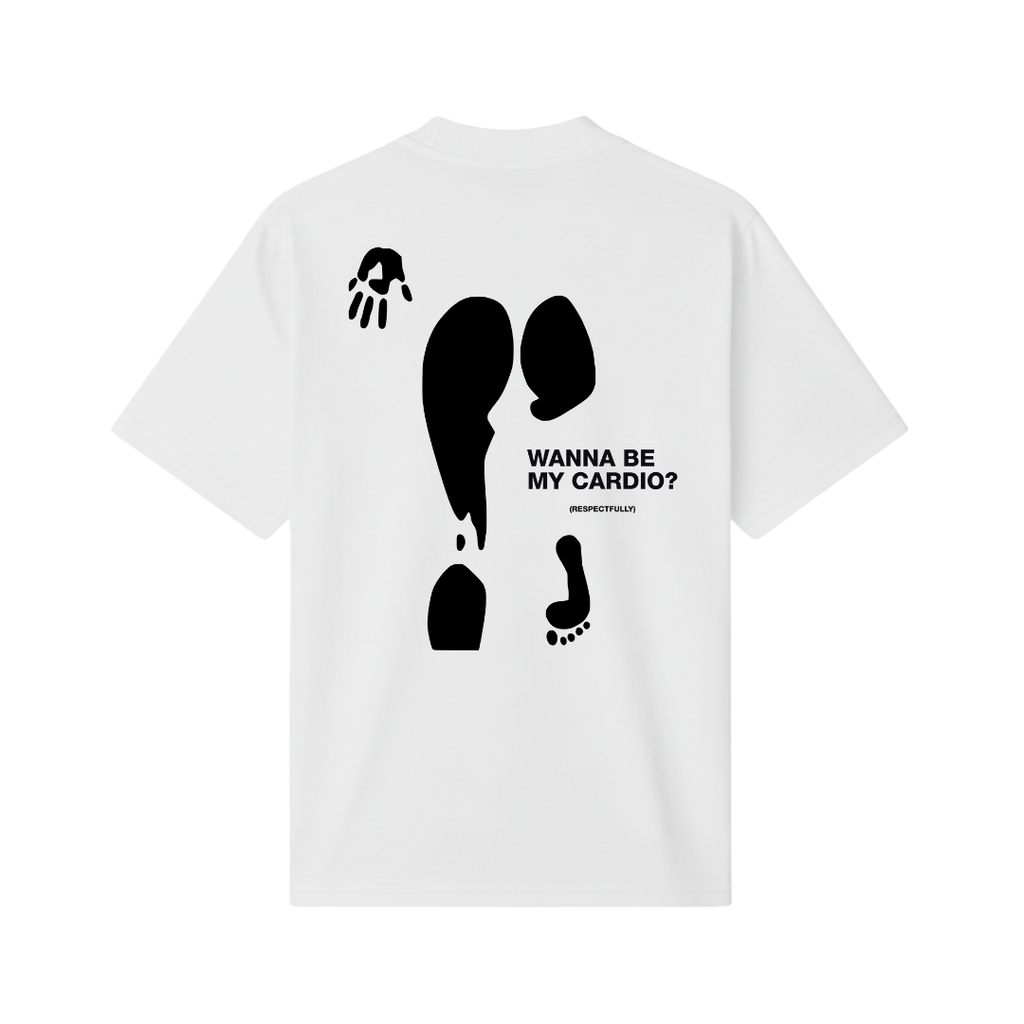 FORFKSAKE CARDIO WHITE T-SHIRT