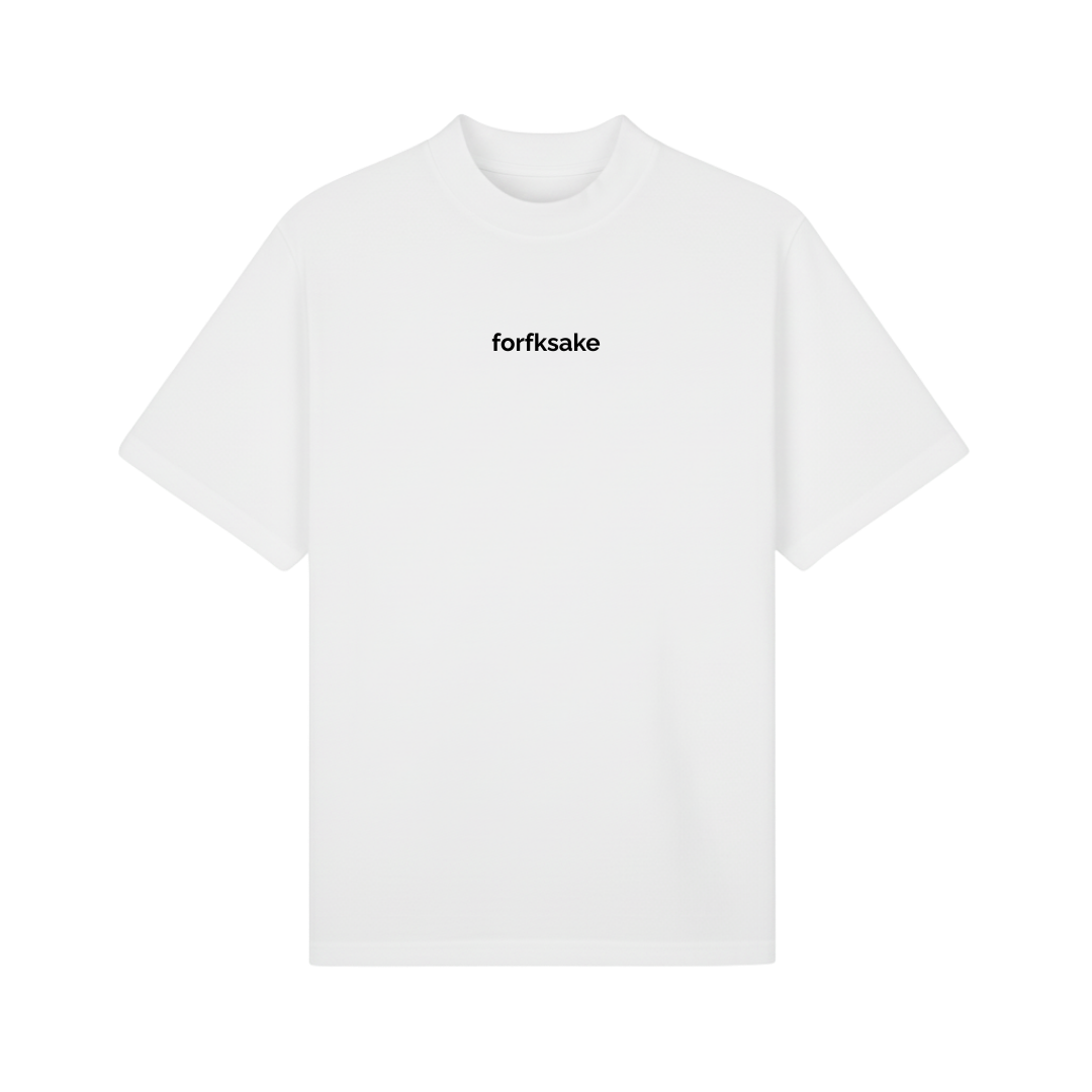 FORFKSAKE CARDIO WHITE T-SHIRT