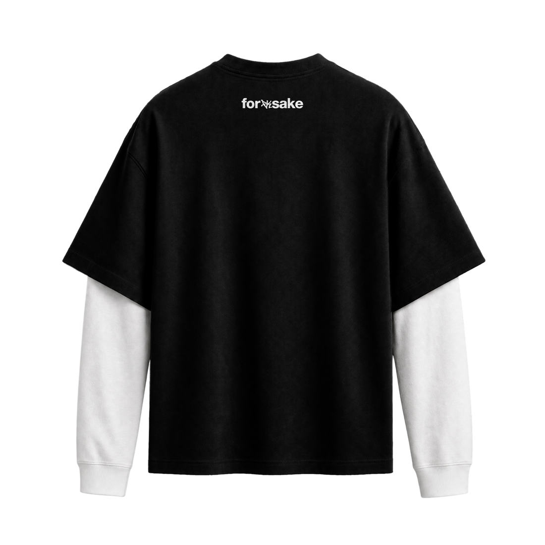Forfksake Cocaine Double Layered T-Shirt Black