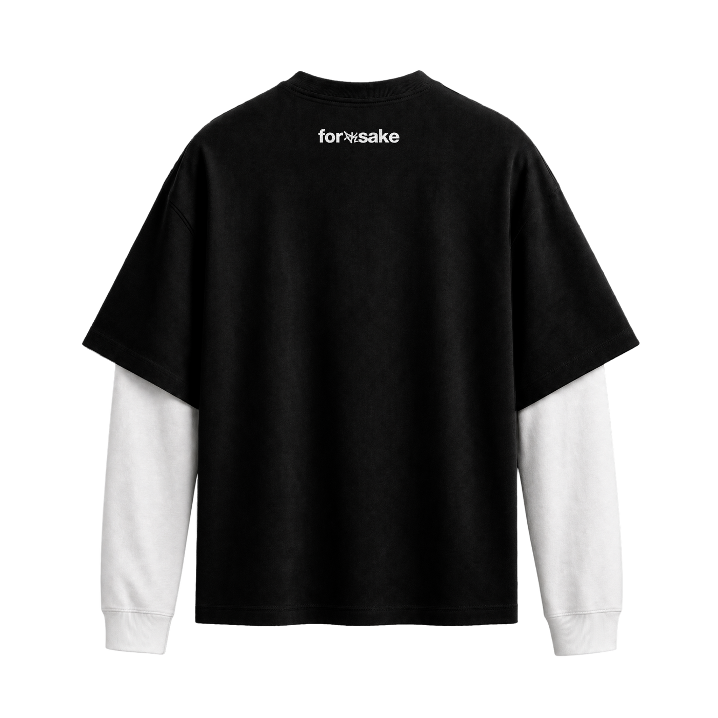 Forfksake Cocaine Double Layered T-Shirt Black