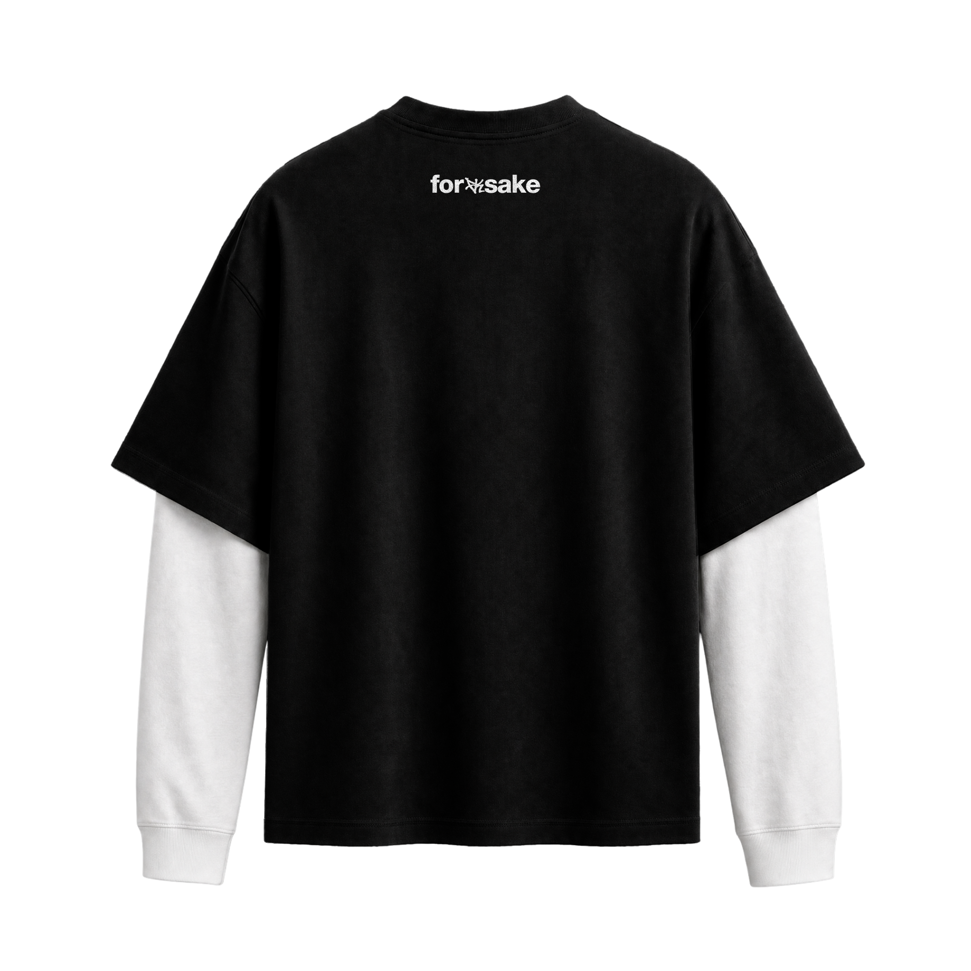 Forfksake Cocaine Double Layered T-Shirt Black