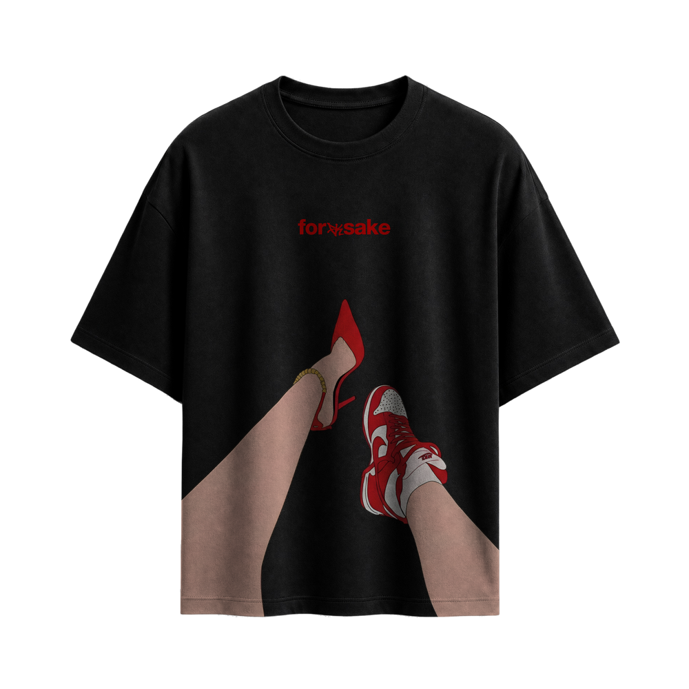 Forfksake Double Life Black T-Shirt