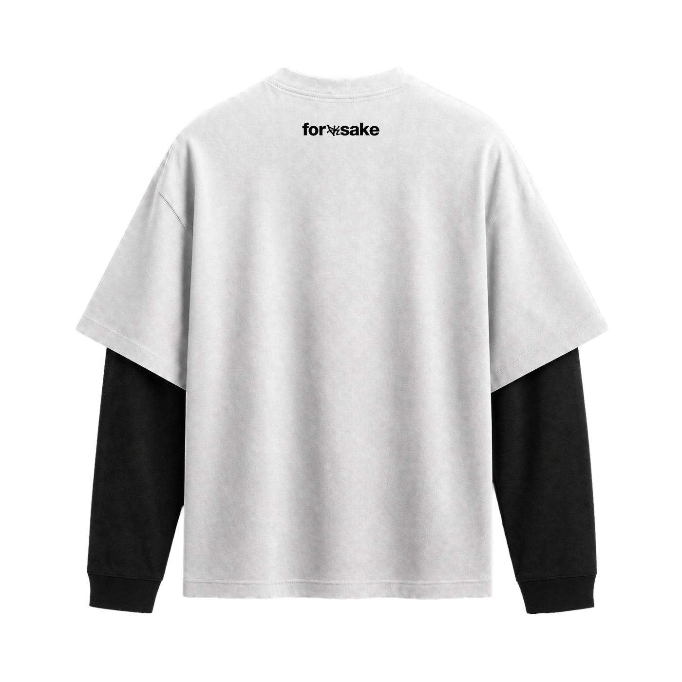 Forfksake Equal Hate Double Layered T-Shirt White