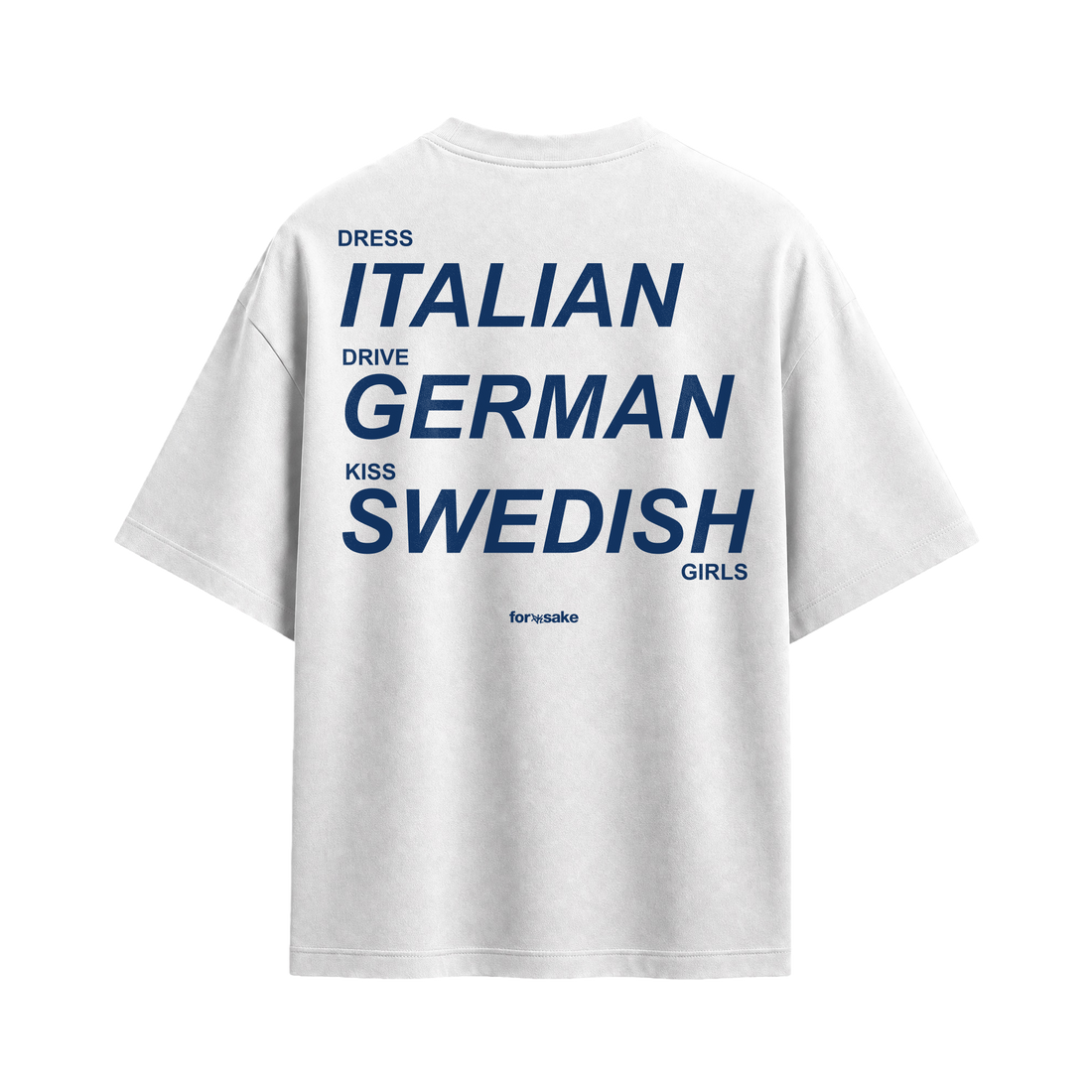 Forfksake European Taste Disorder White T-Shirt