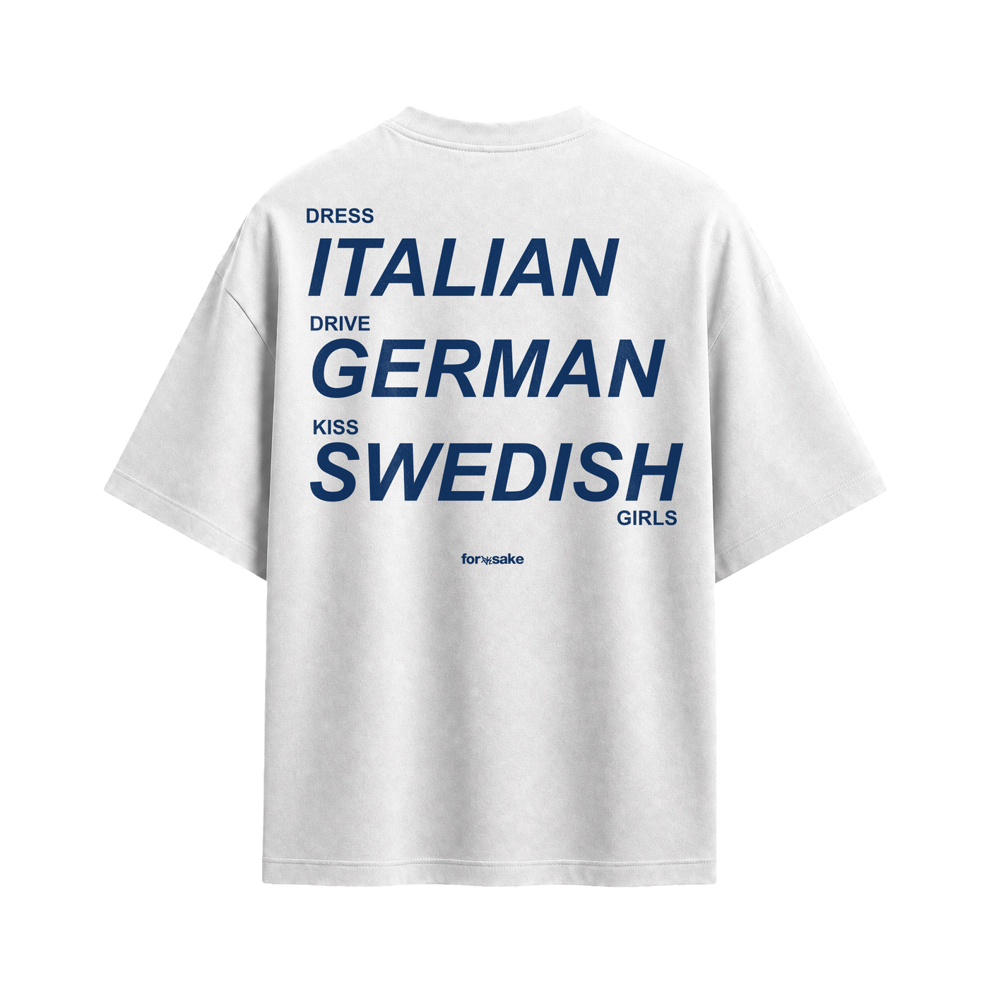 Forfksake European Taste Disorder White T-Shirt