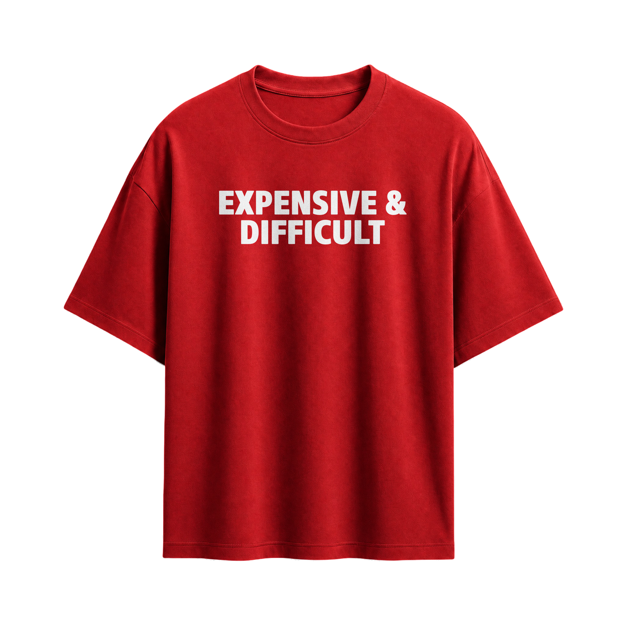 Forfksake Expensive & Difficult T-Shirt Red