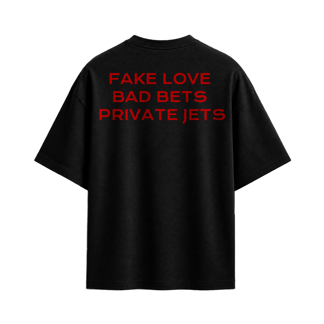 Forfksake Fake Love Black T-Shirt