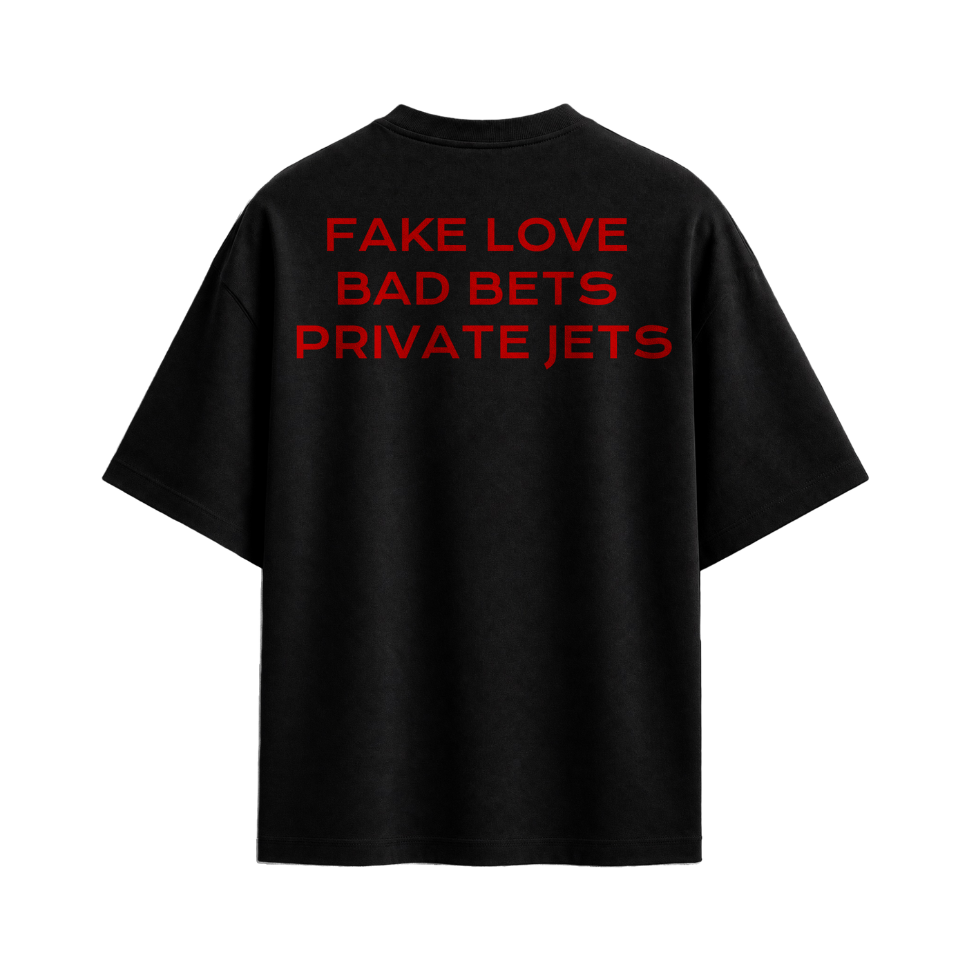 Forfksake Fake Love Black T-Shirt