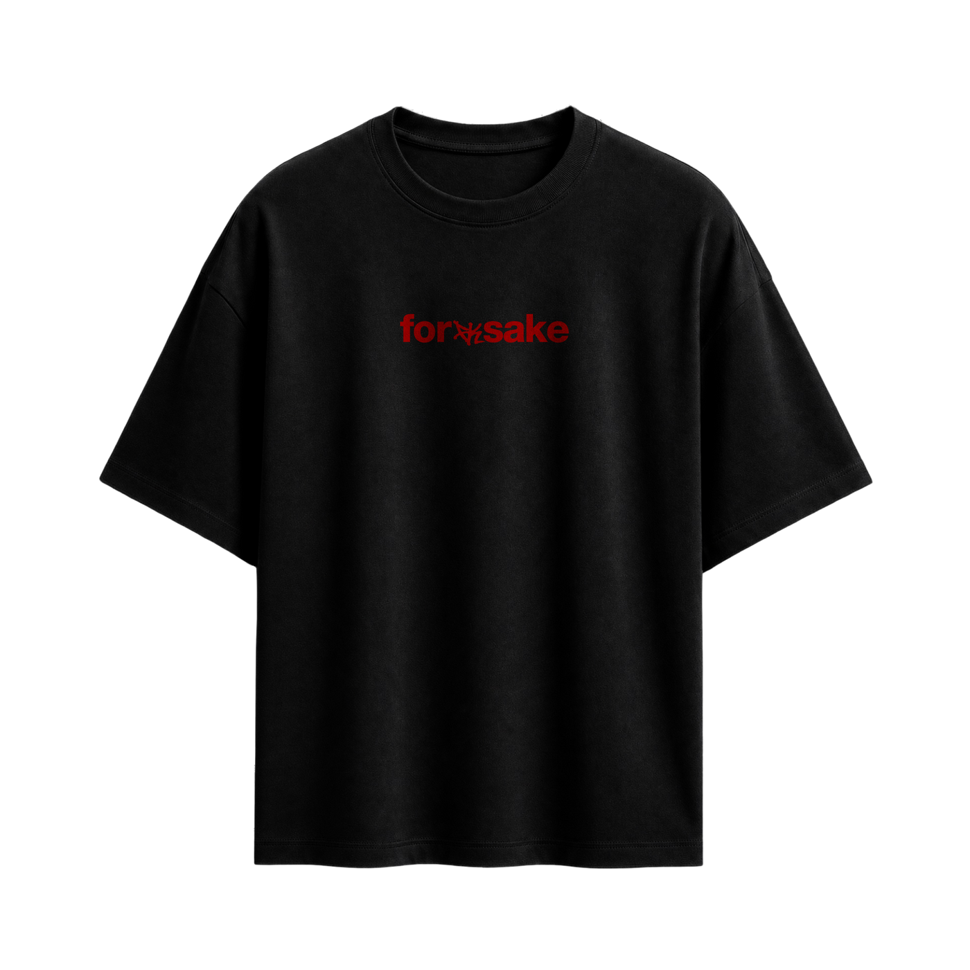 Forfksake Fake Love Black T-Shirt