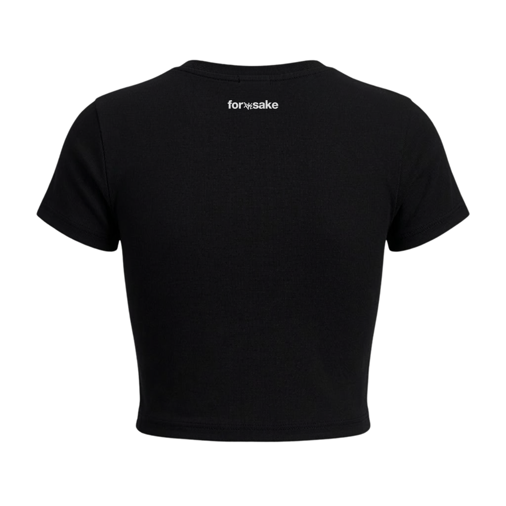 Forfksake Ghar Ki Expensive Aulaad Baby Tee Black
