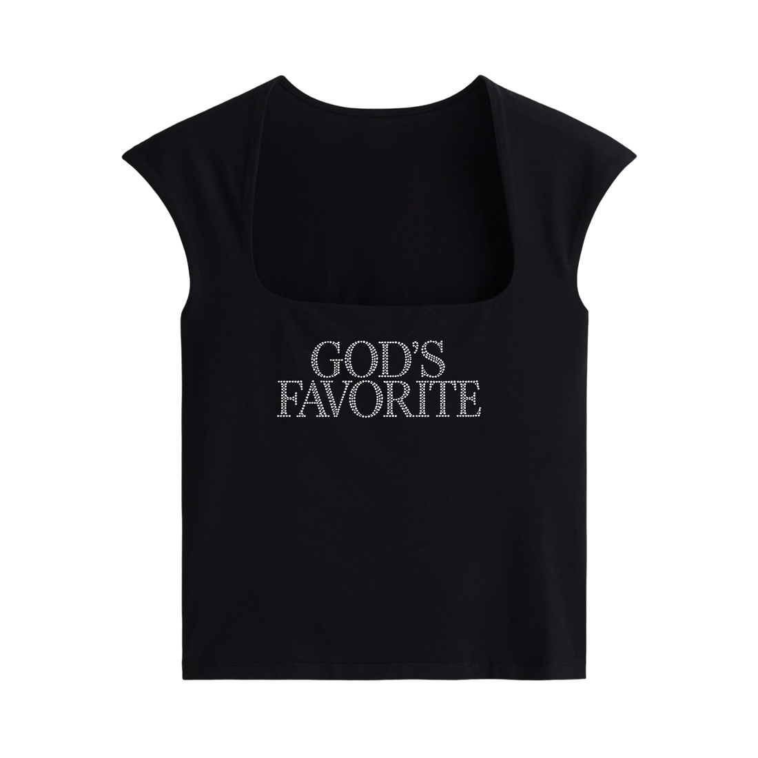 Forfksake God's Favorite Baby Tee Black