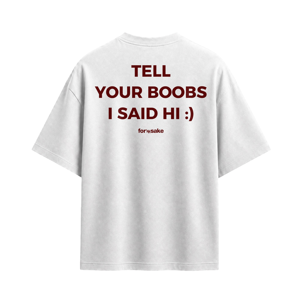 Forfksake Greetings White T-Shirt