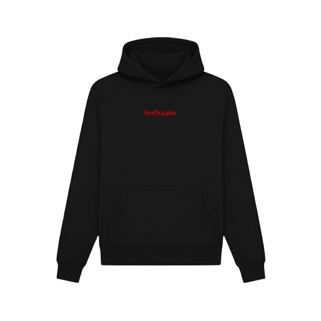 FORFKSAKE GYM CRUSH BLACK HOODIE