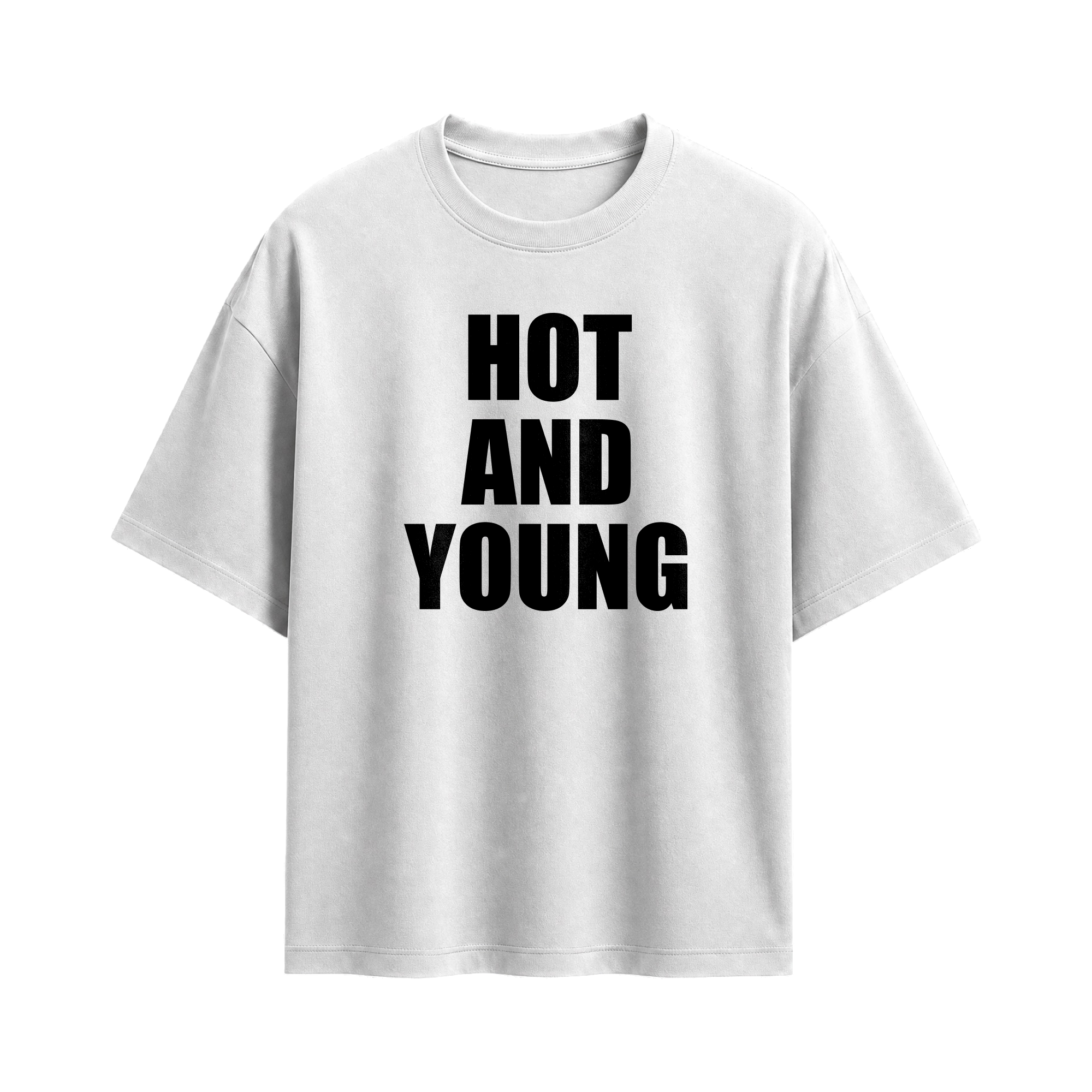 Forfksake Hot And Young T-Shirt White
