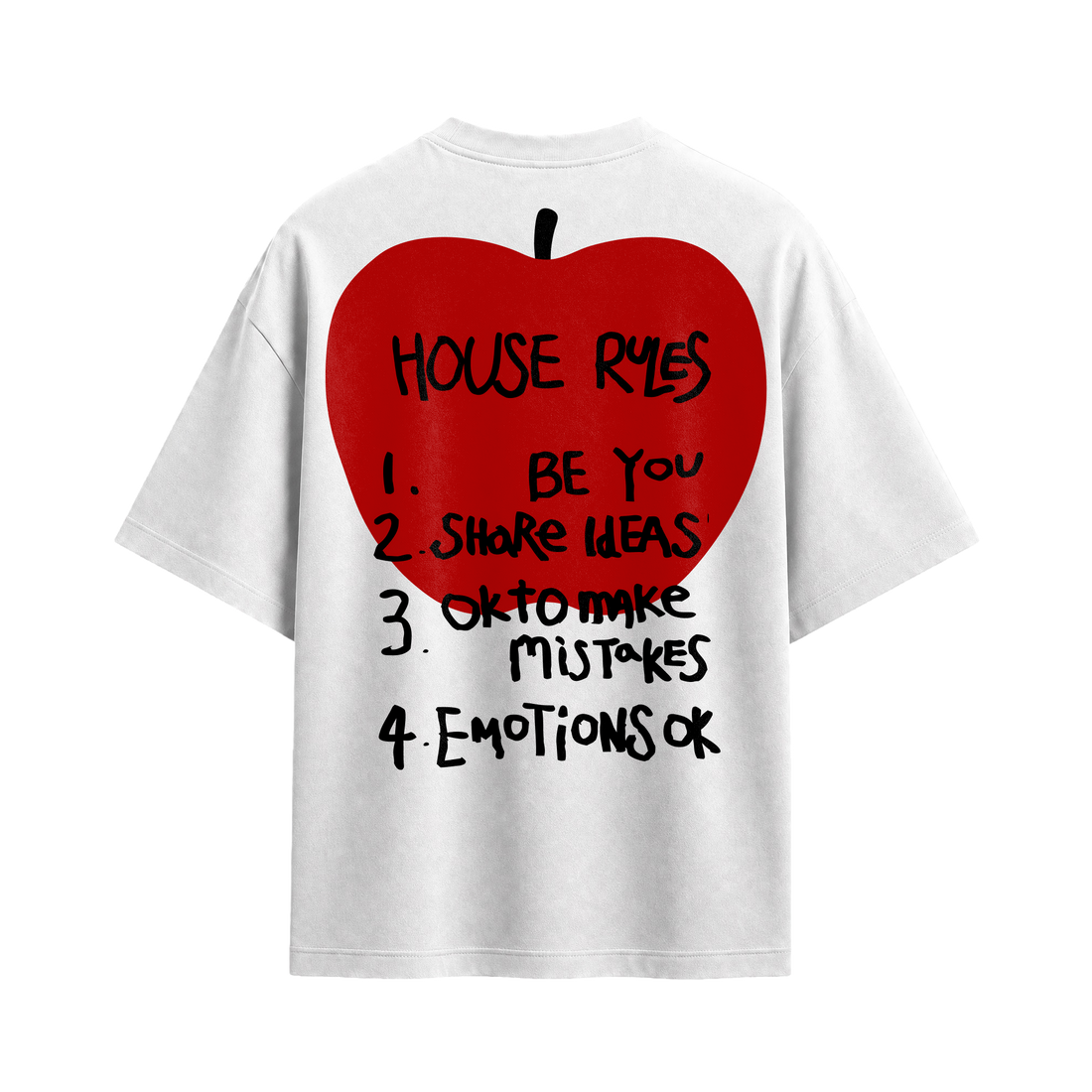 Forfksake House Rules T-Shirt White