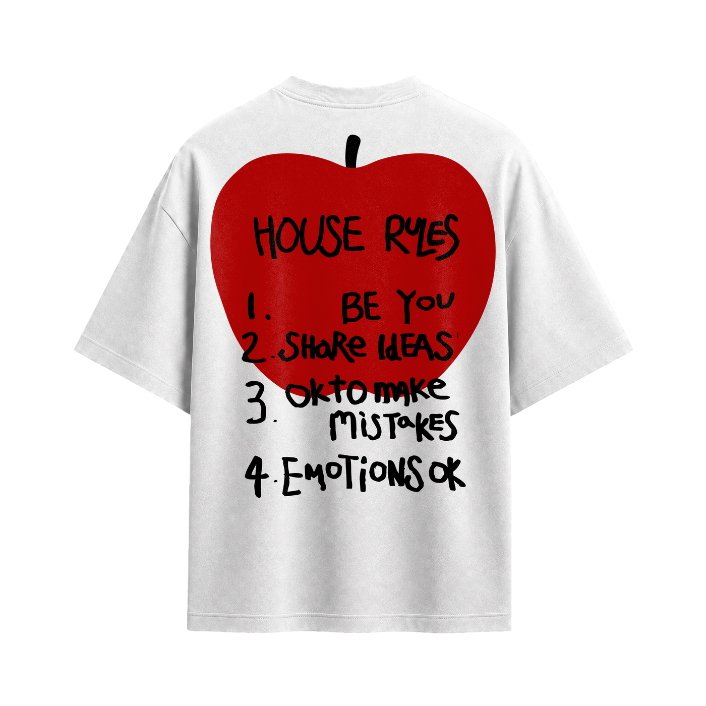 Forfksake House Rules T-Shirt White