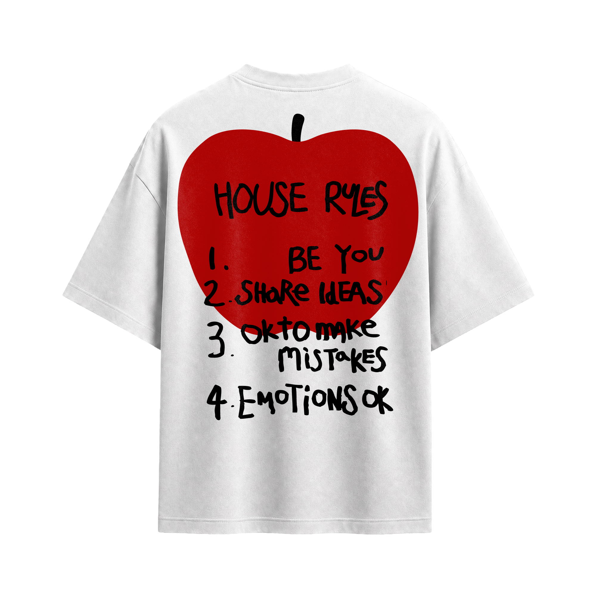 Forfksake House Rules T-Shirt White