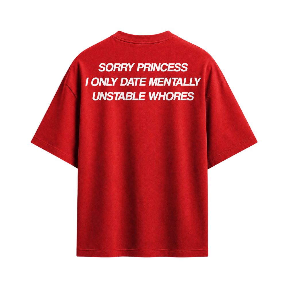 Forfksake Mentally Unstable T-Shirt Red
