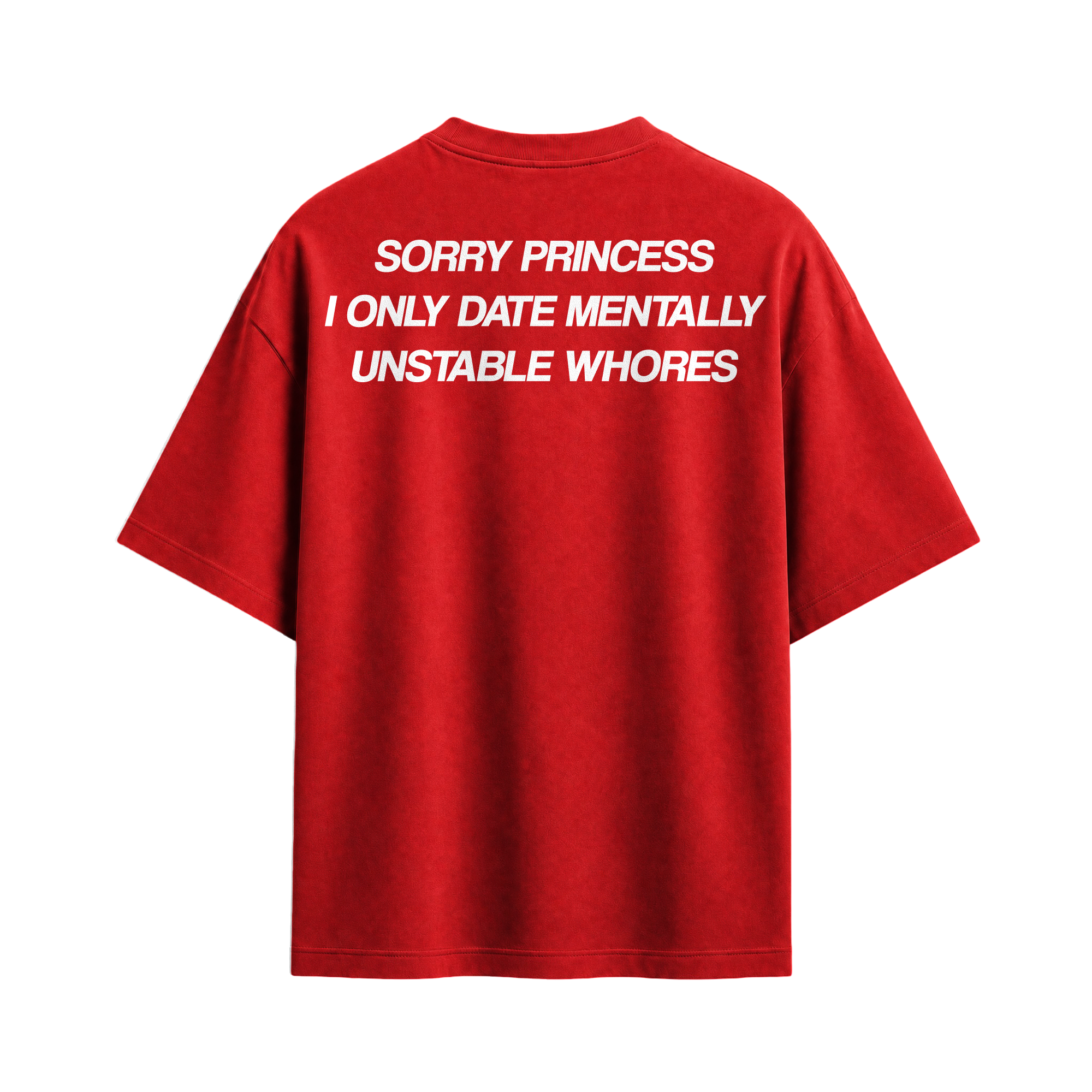 Forfksake Mentally Unstable T-Shirt Red