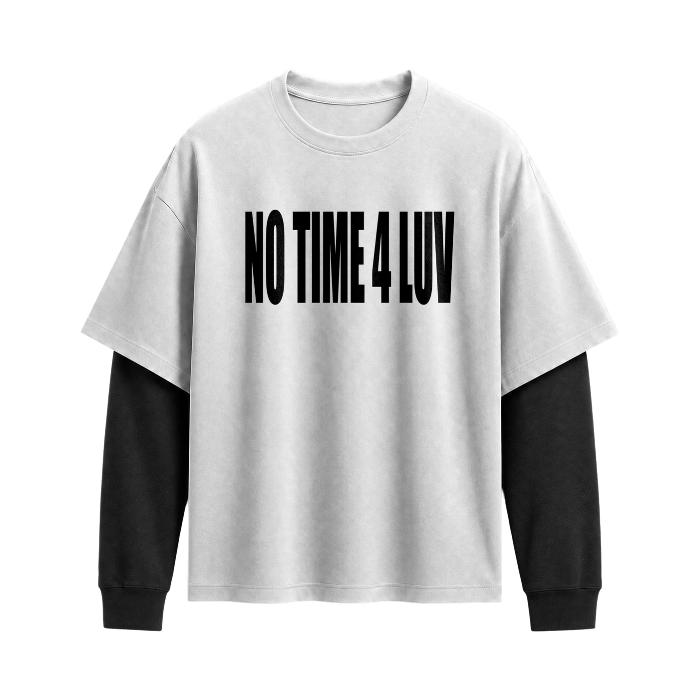 Forfksake No Time Double Layered T-Shirt White
