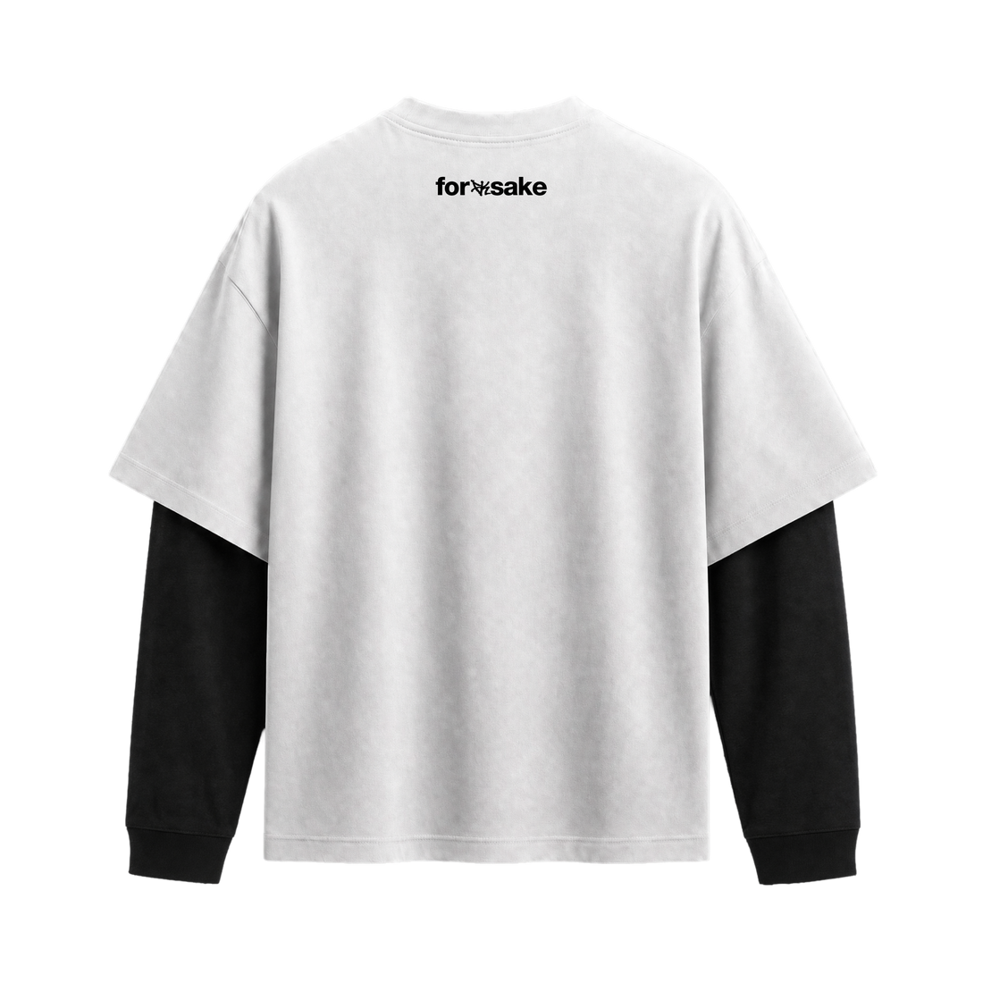 Forfksake No Time Double Layered T-Shirt White
