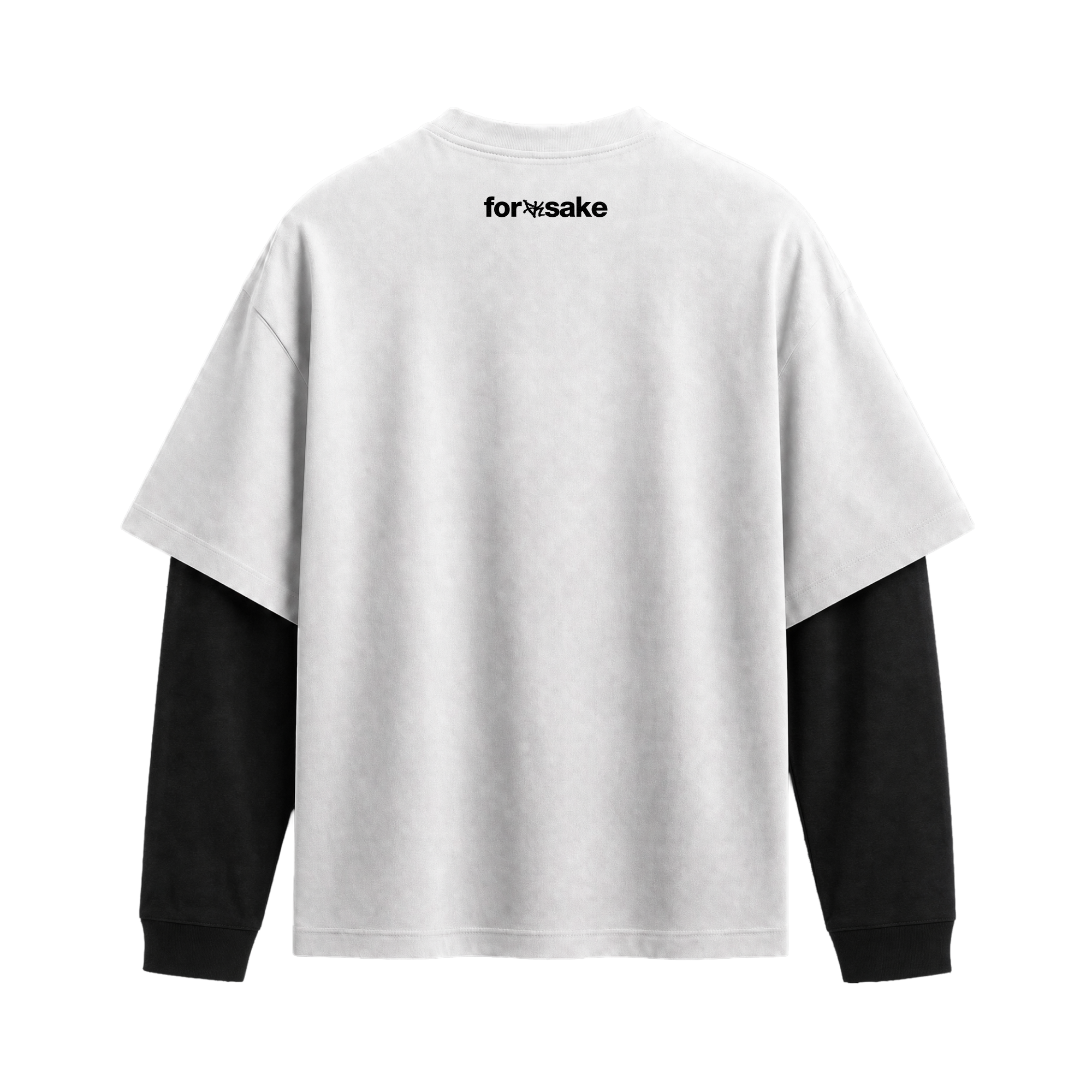Forfksake No Time Double Layered T-Shirt White