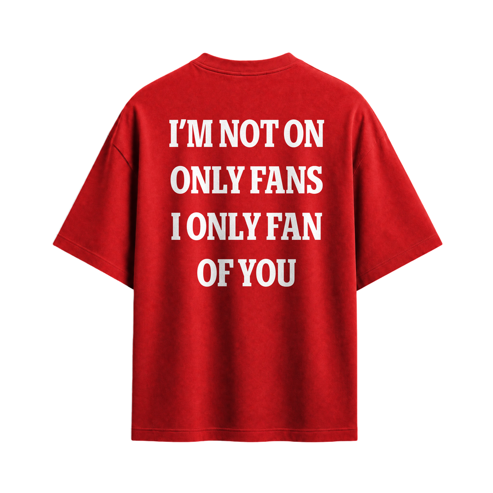 Forfksake Only Fans T-Shirt Red