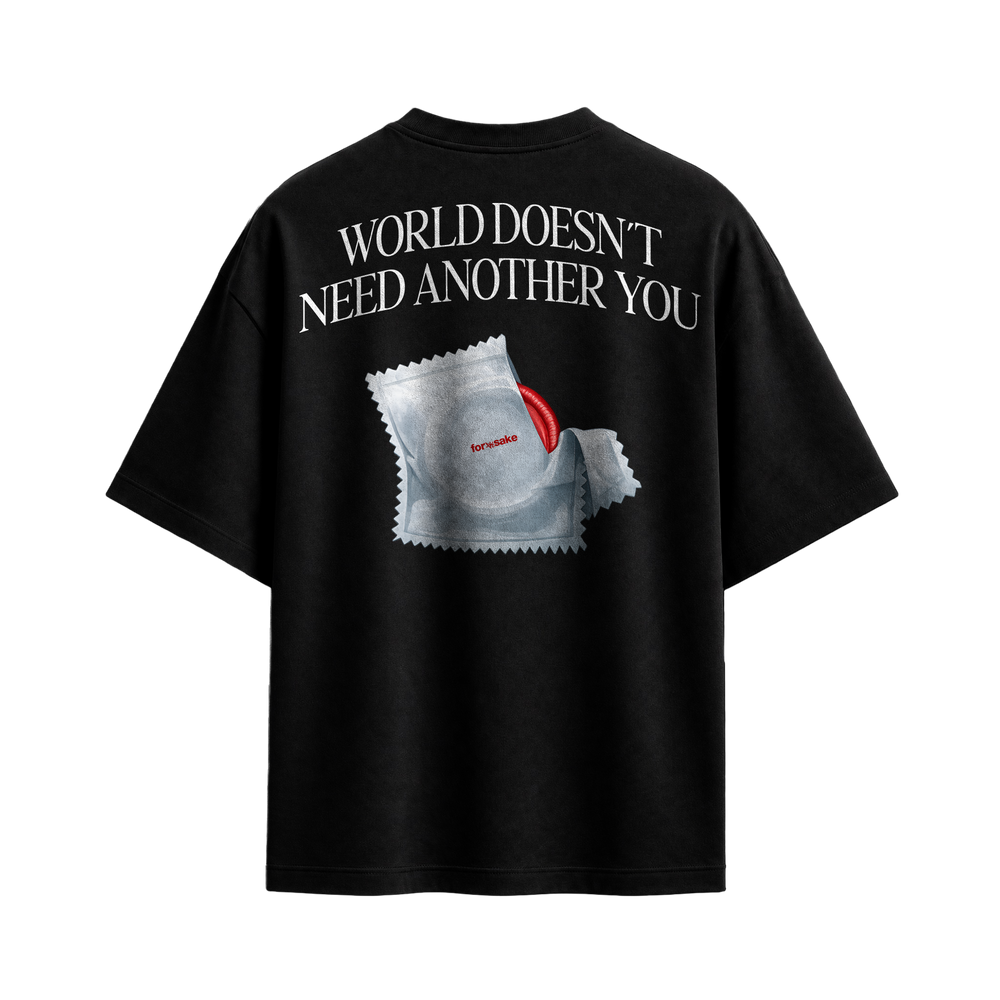 Forfksake Protect The World T-Shirt Black