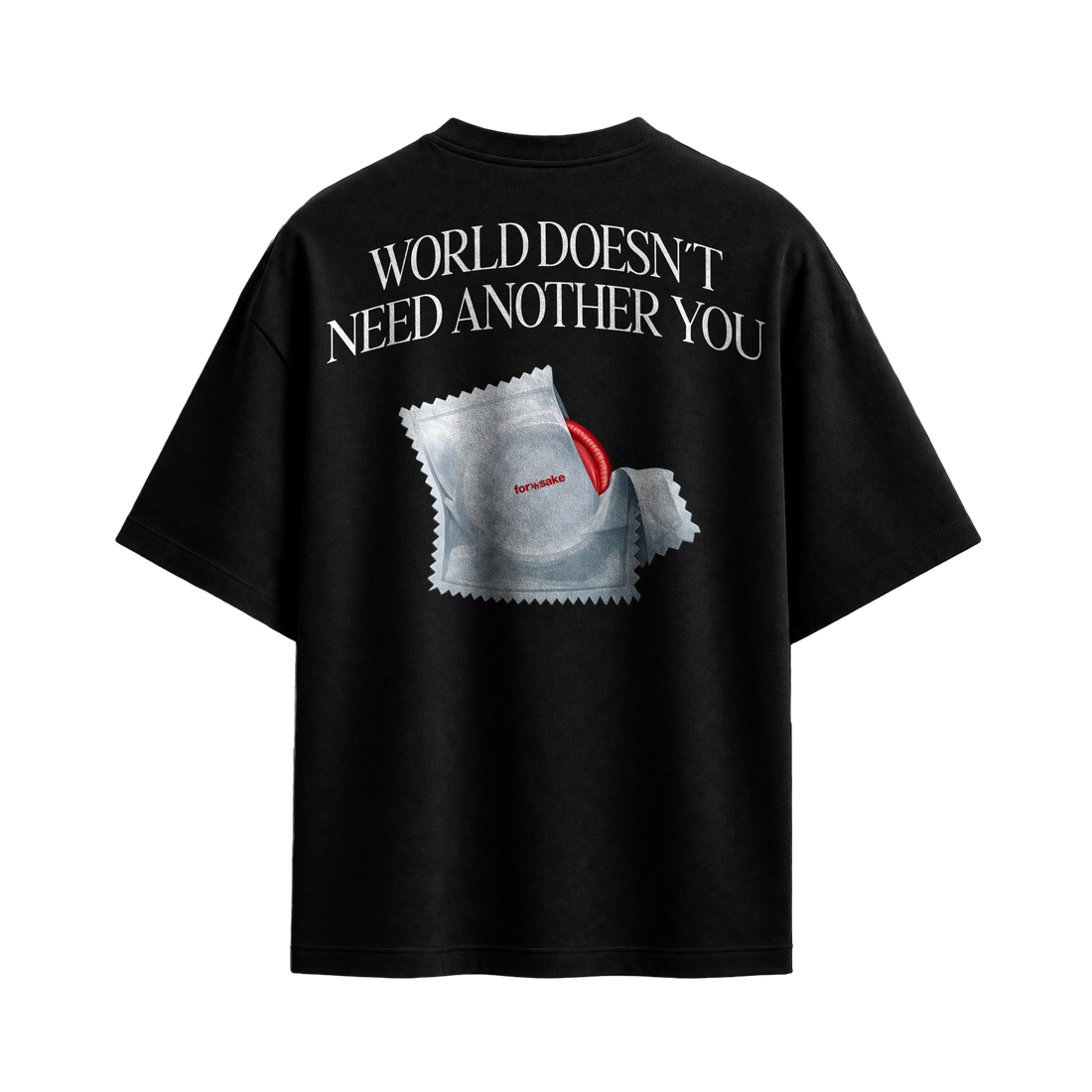 Forfksake Protect The World T-Shirt Black