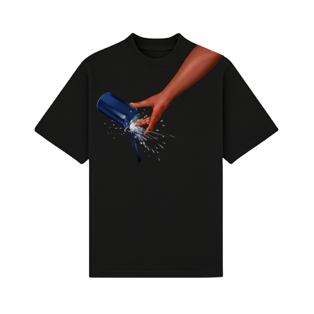 FORFKSAKE PURE ELIXIR BLACK T-SHIRT