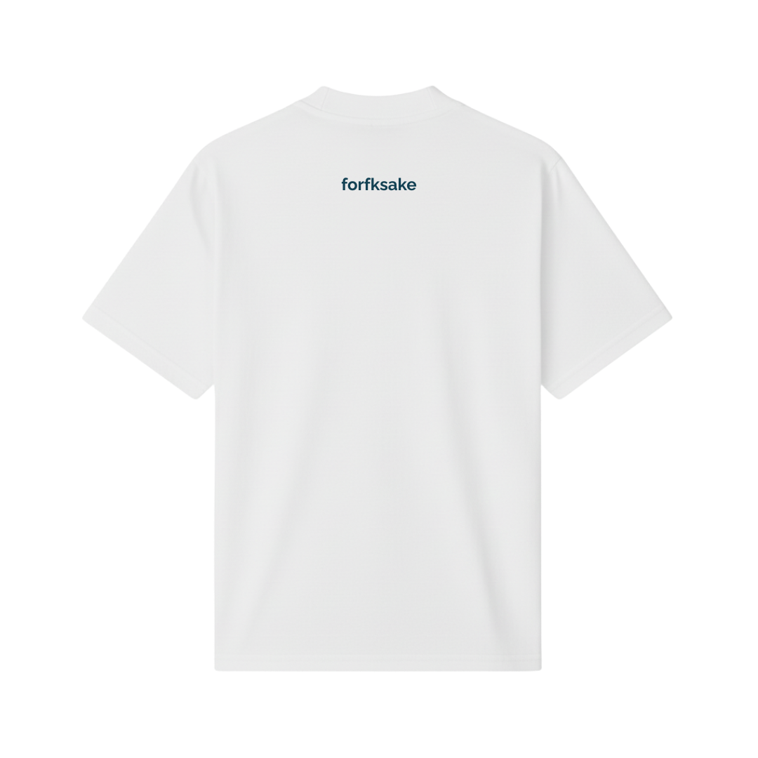 FORFKSAKE PURE ELIXIR WHITE T-SHIRT