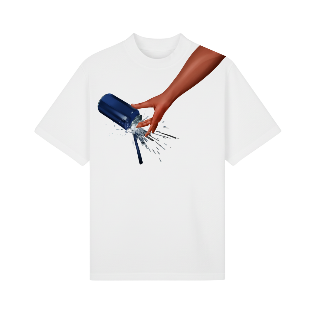 FORFKSAKE PURE ELIXIR WHITE T-SHIRT