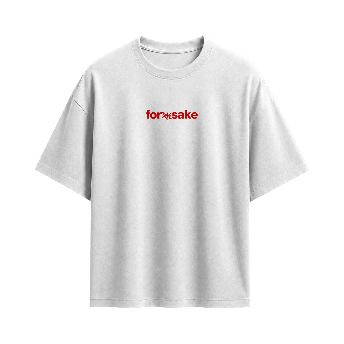 Forfksake Small Circle Big Checks T-Shirt White