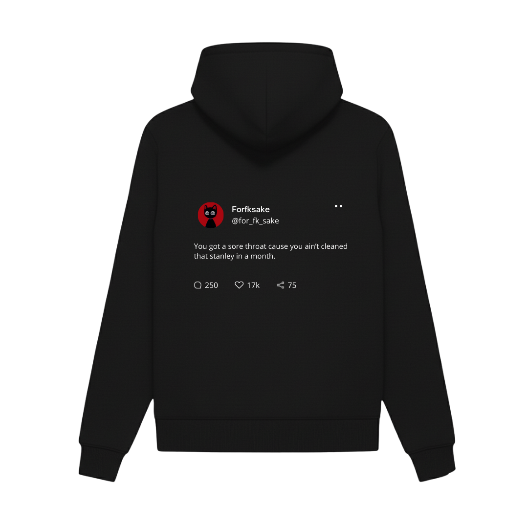 FORFKSAKE STANLEY BLACK HOODIE