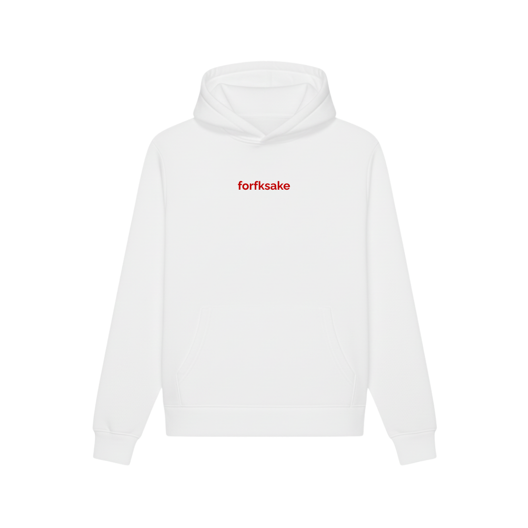 FORFKSAKE STANLEY WHITE HOODIE