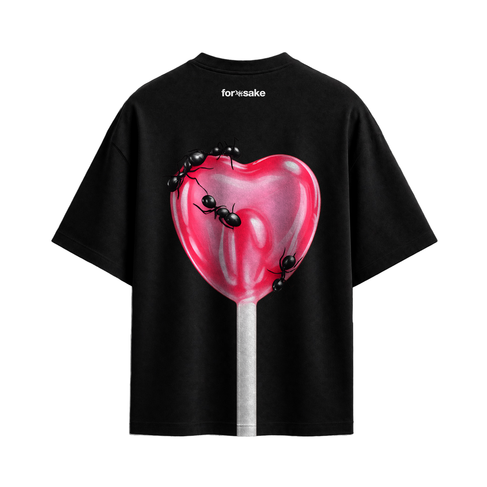 Forfksake Sweet Sticky Sins T-Shirt Black