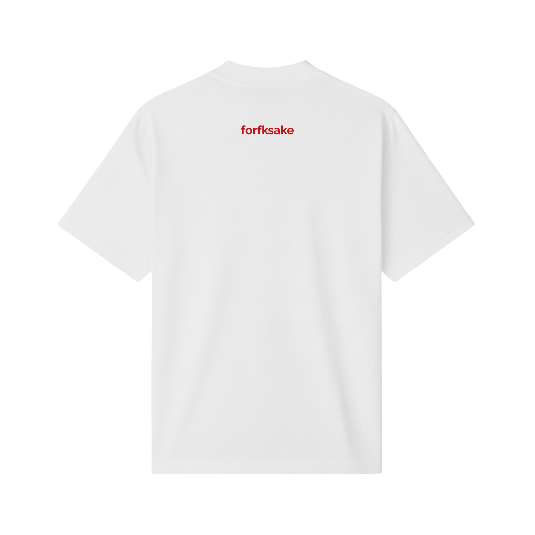 FORFKSAKE THE SWEET DEAL WHITE T-SHIRT