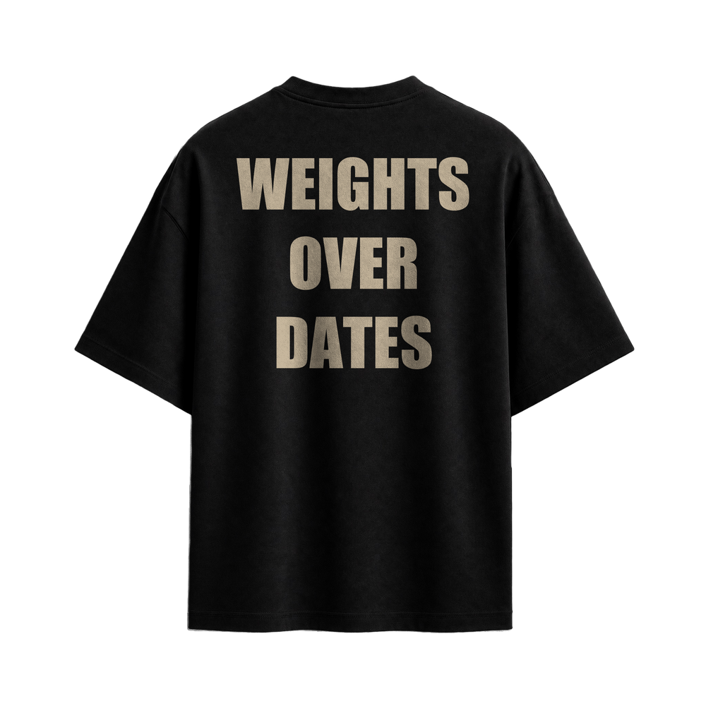 Forfksake Weights Over Dates T-Shirt Black