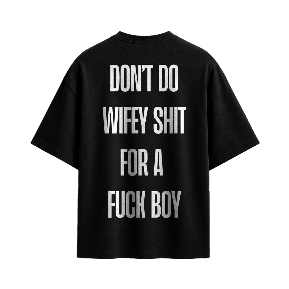 Forfksake Wifey Shit T-Shirt Black