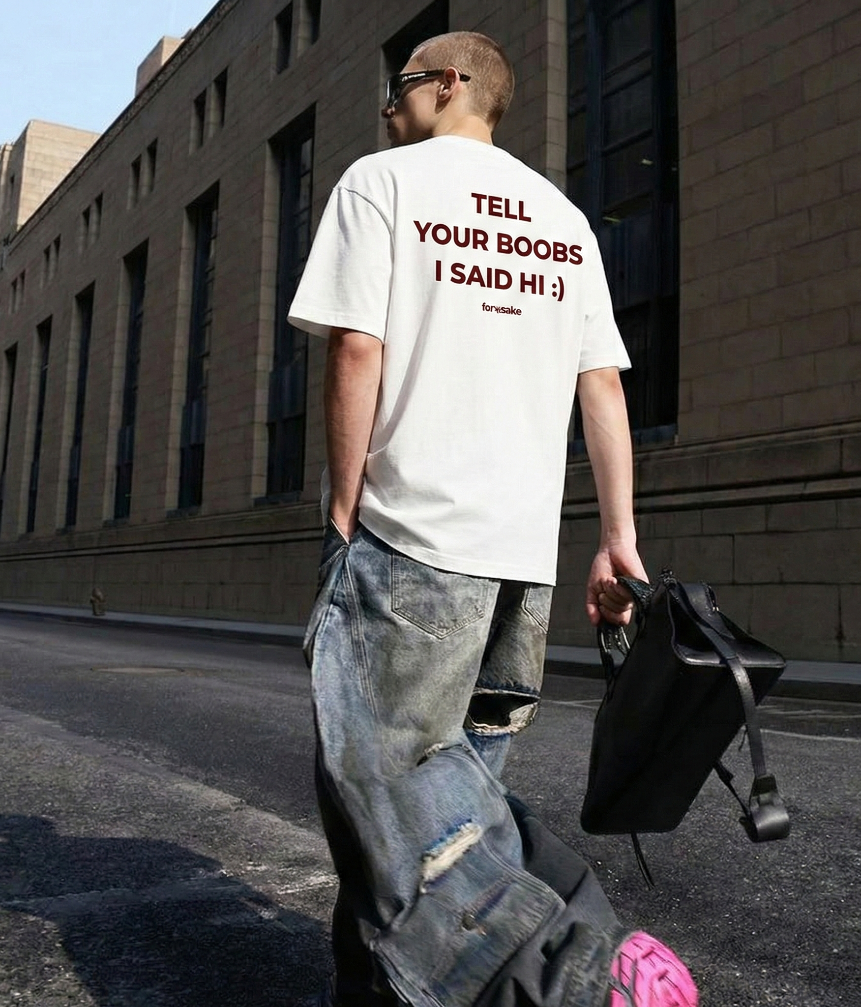 Forfksake Greetings White T-Shirt