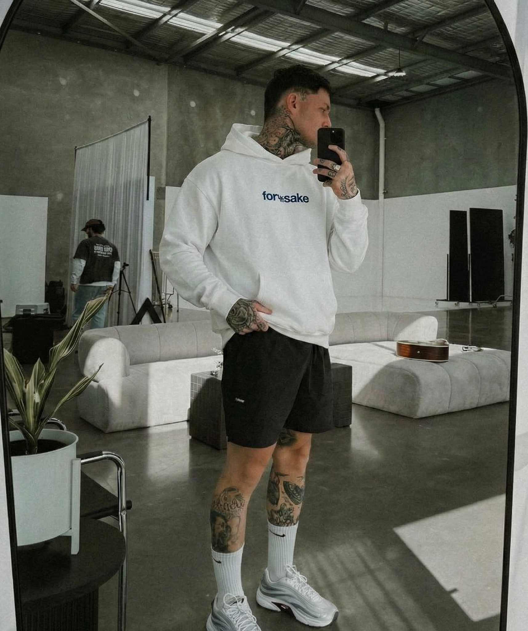 Forfksake European Taste Disorder White Hoodie