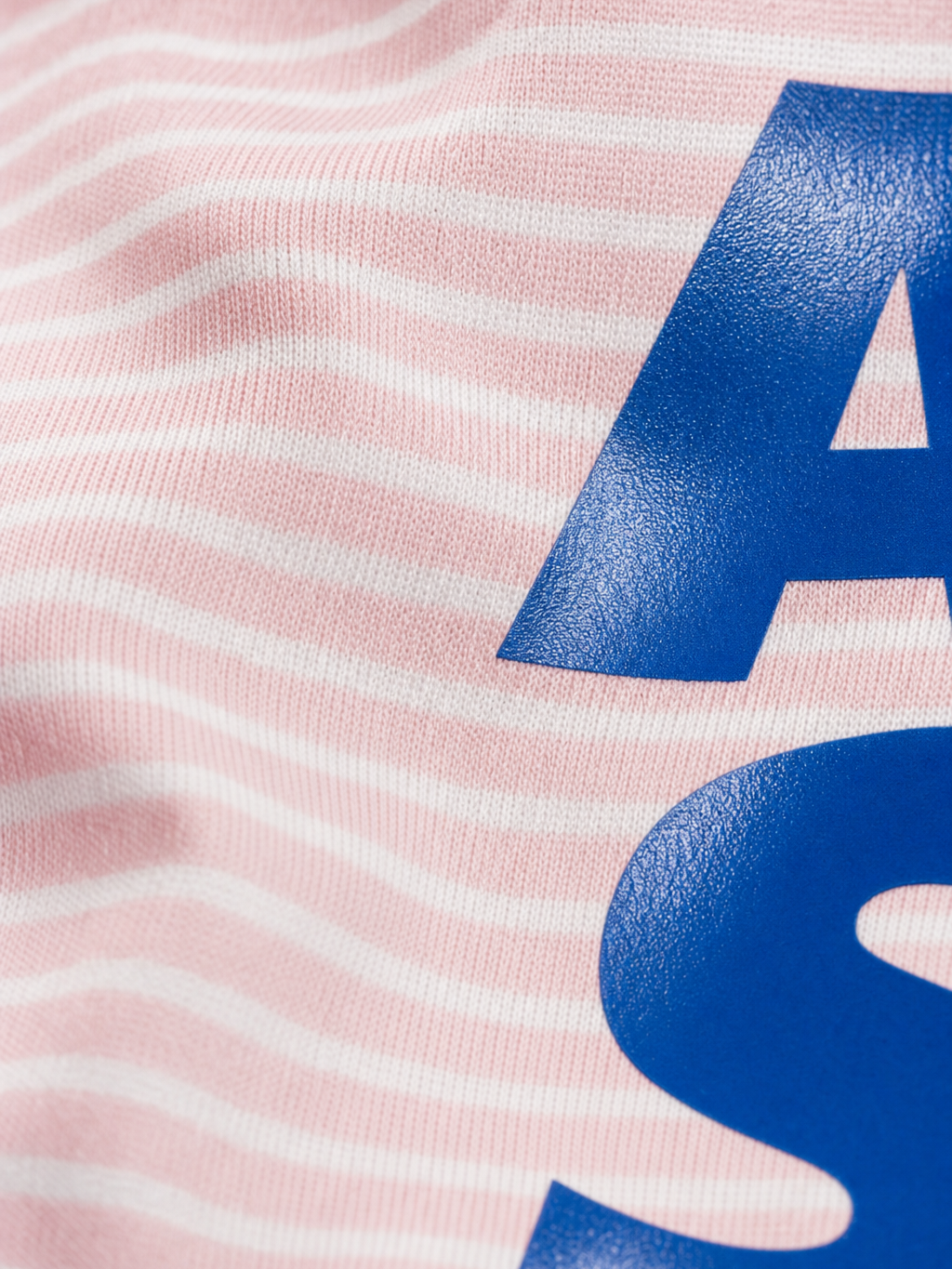 Forfksake Absolut 00 Boxy Fit Pink Striped Shirt – close-up detail