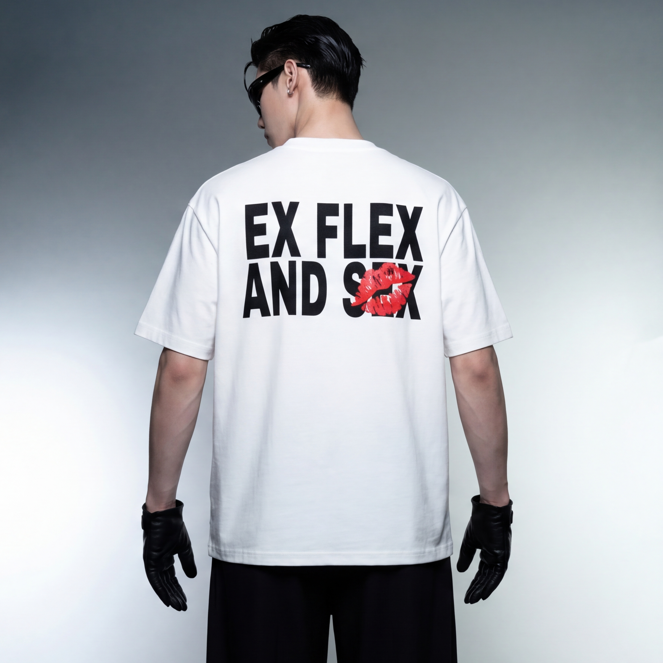 ex-flex-forfksake-white-tshirt model back