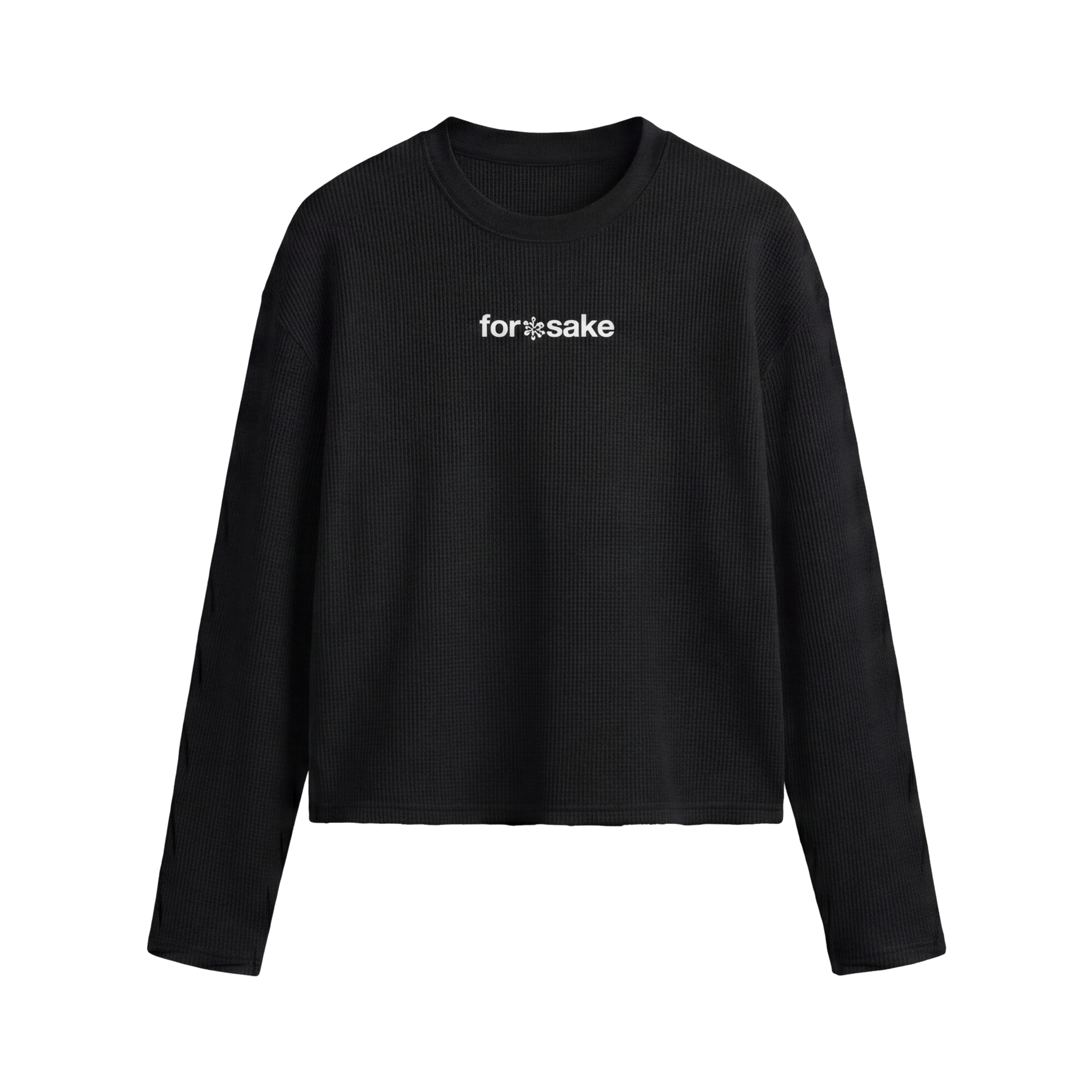 FFS restored original first-two | original_media:gid://shopify/MediaImage/30695166312551 | position:1 | Forfksake Little Fucked Up Waffle Long Sleeve Black