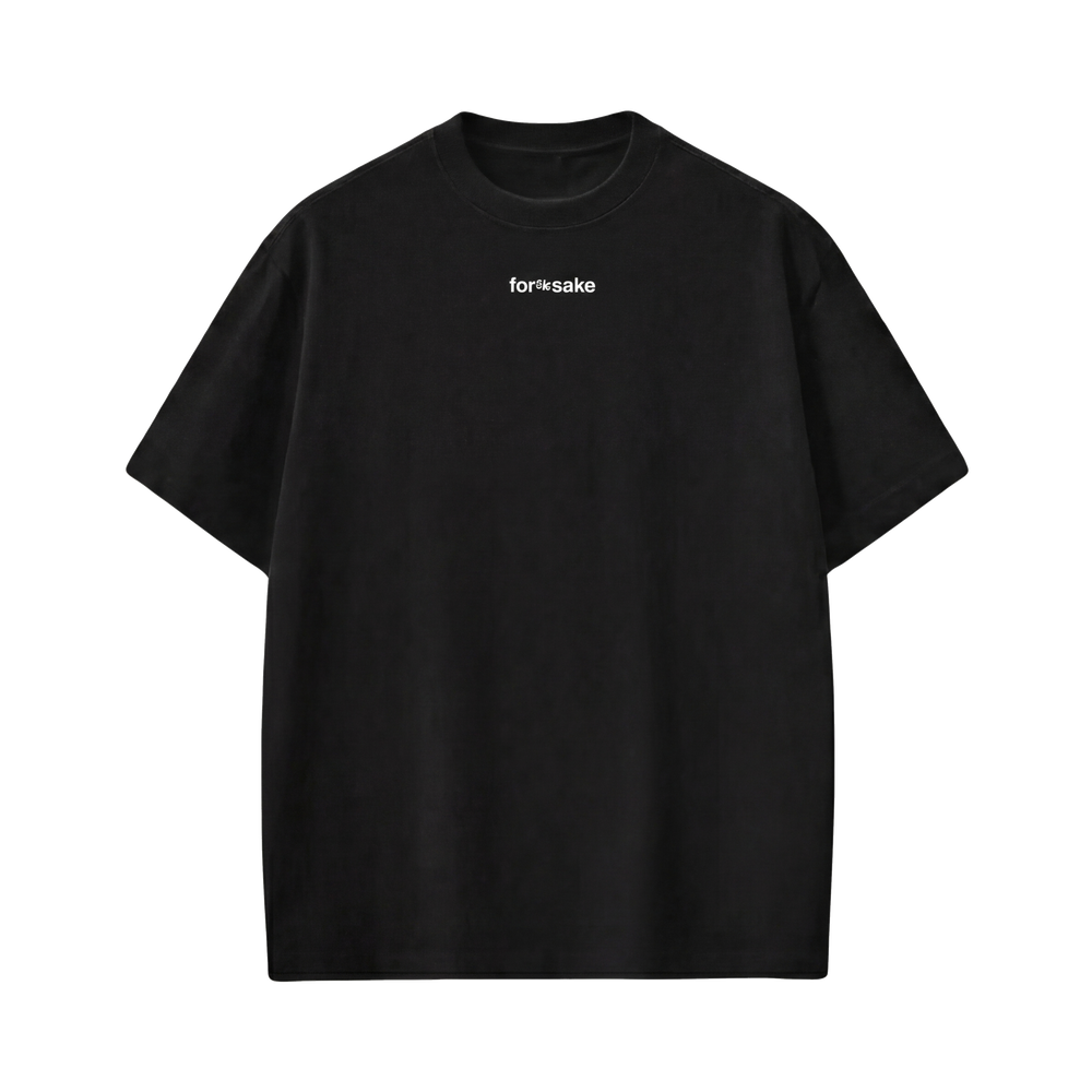 FFS restored original first-two | original_media:gid://shopify/MediaImage/30695025082471 | position:2 | Forfksake Nobody Black T-Shirt