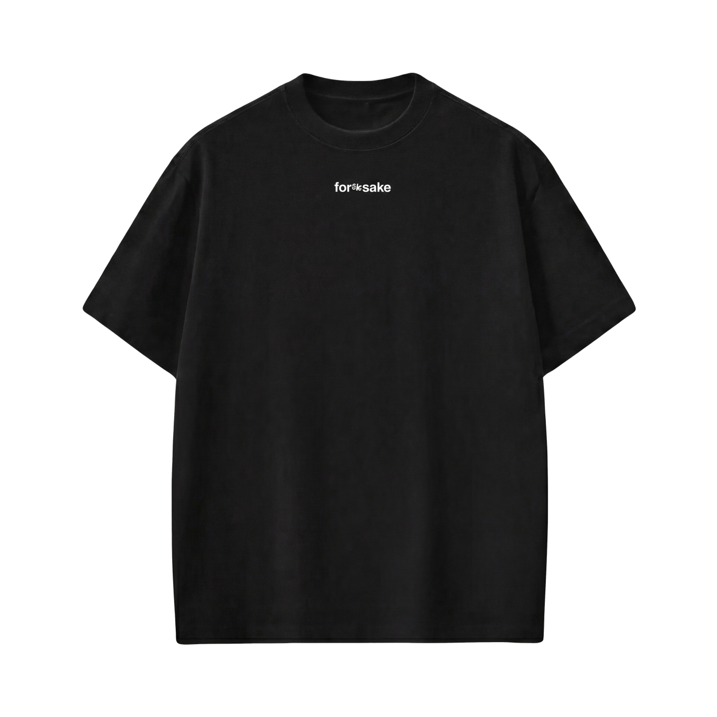 FFS restored original first-two | original_media:gid://shopify/MediaImage/30695025082471 | position:2 | Forfksake Nobody Black T-Shirt