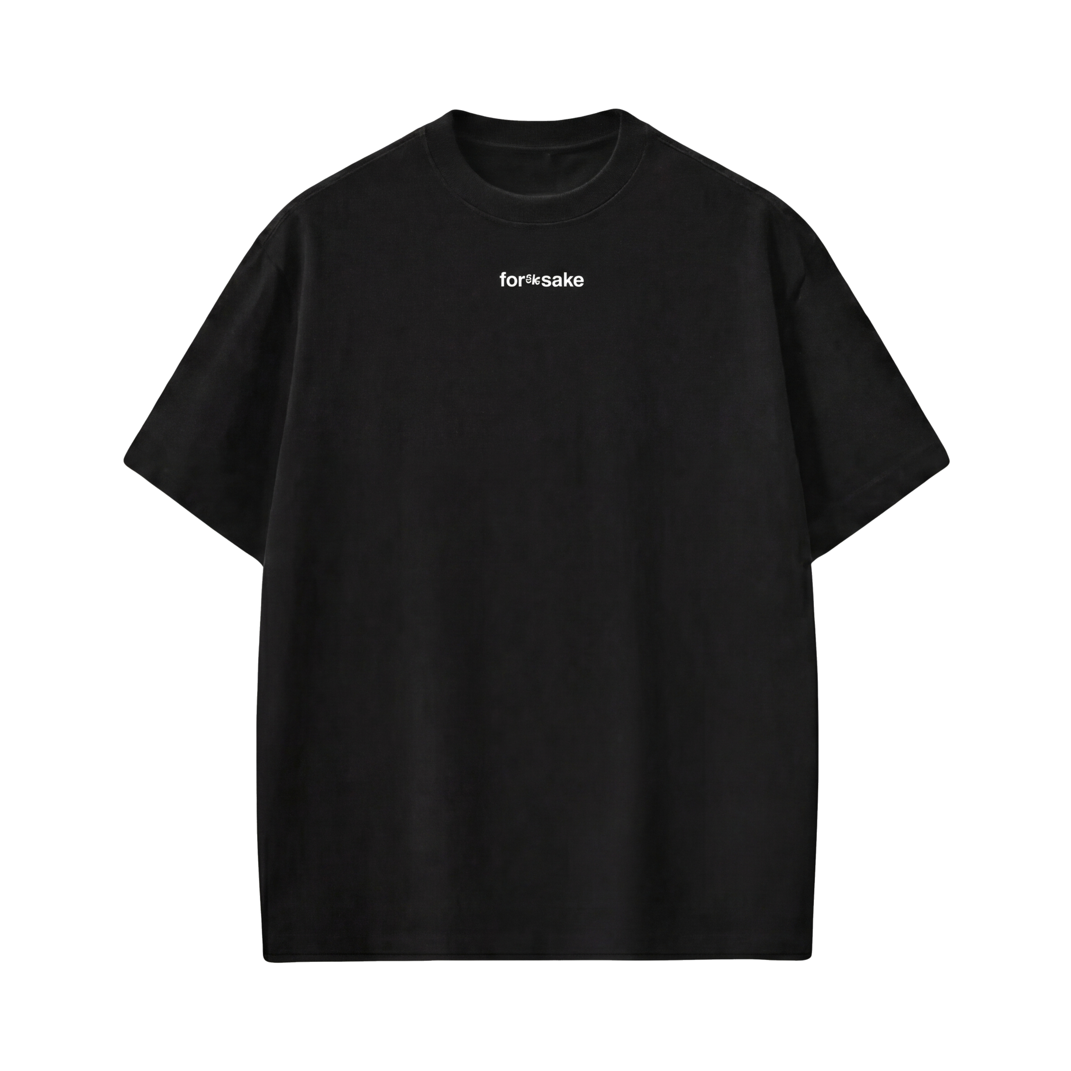 FFS restored original first-two | original_media:gid://shopify/MediaImage/30695025082471 | position:2 | Forfksake Nobody Black T-Shirt